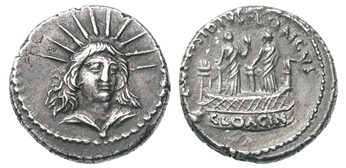 mussidia roman coin denarius
